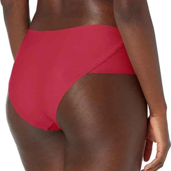 Body Glove High Waisted Solid Pink Bikini Swim Bottom *SMALL* - Picture 2 of 3